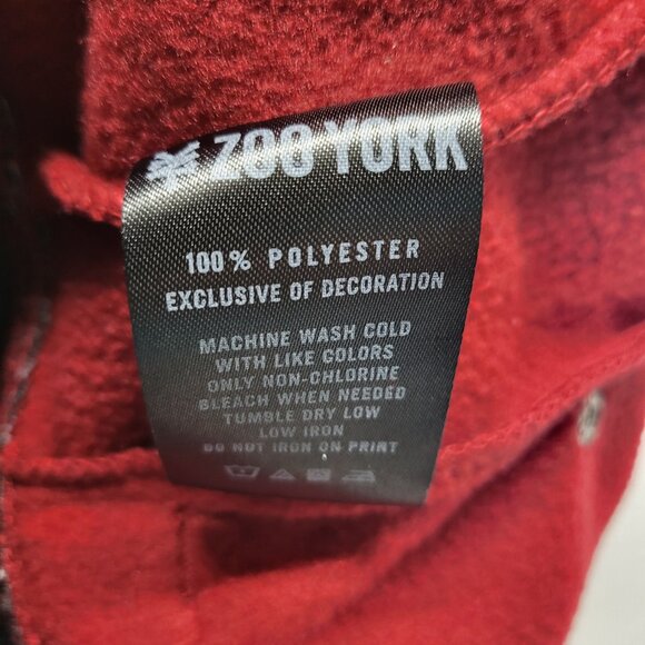 Zoo York Mens Hoodie Jacket Medium Full Zip Fleece Embroidered Logo Pockets - Picture 6 of 16